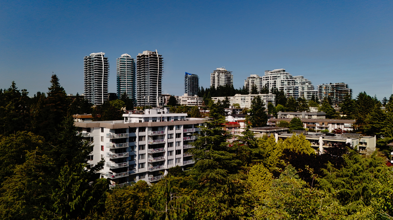 Skyline of White Rock, BC